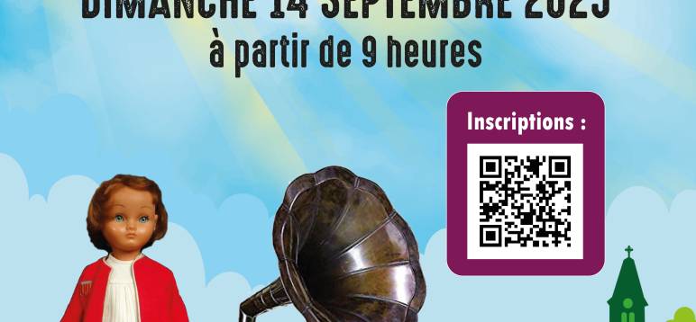 Affiche de la brocante 2025