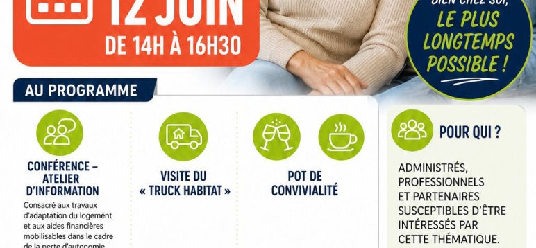 Affiche atelier Maintien à domicile