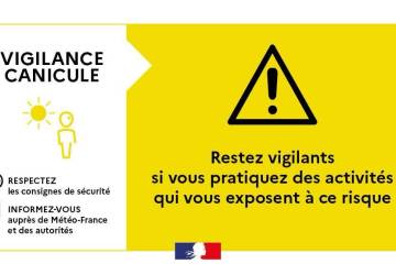 Alerte canicule niveau jaune