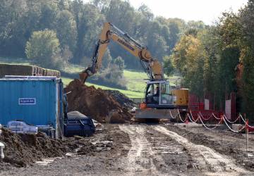 Travaux assainissement fond de Berthe