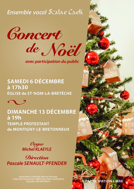 Affiche concert Noël Scalae Caeli 2025