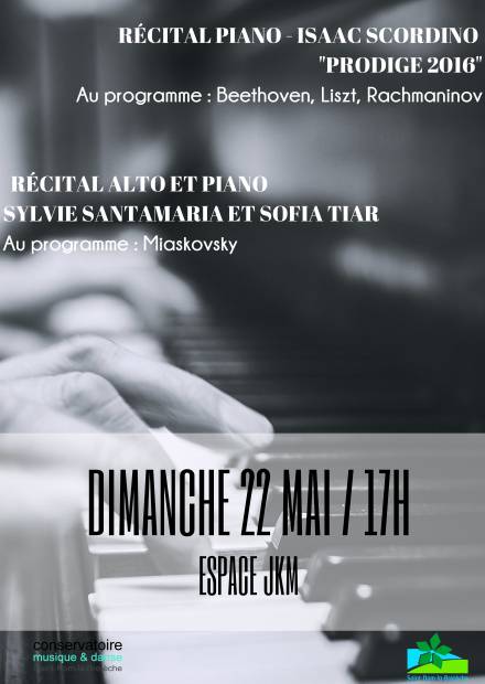 Affiche concert Alto et piano