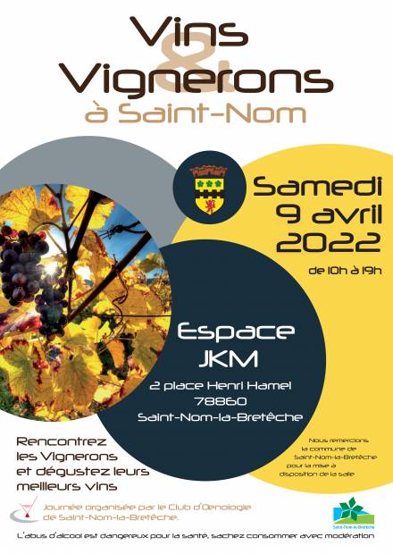 Affiche Salon Vins et vignerons 2022