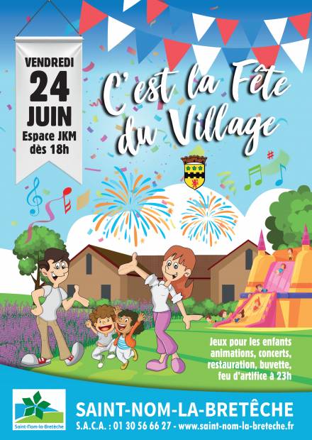 Affiche fête du village 2022