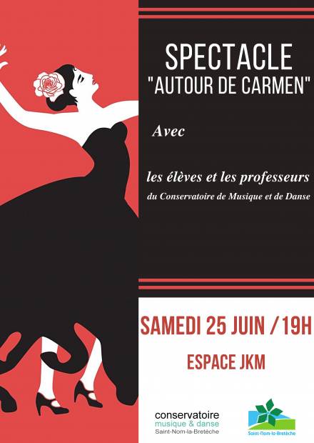 Affiche spectacle "autour de Carmen"