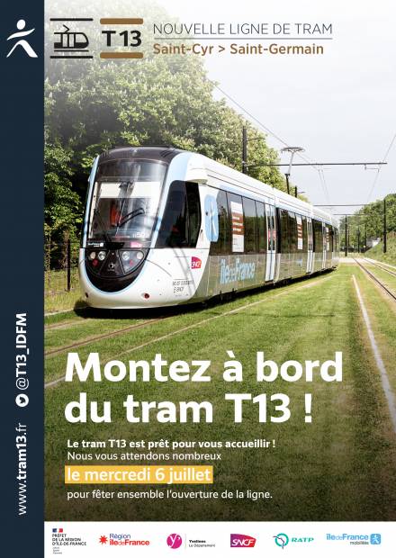 Inauguration du Tram13 mercredi 6 juillet 2022