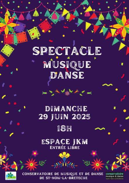 Affiche gala de danse 2025