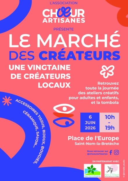 Affiche marché de créateurs 2026