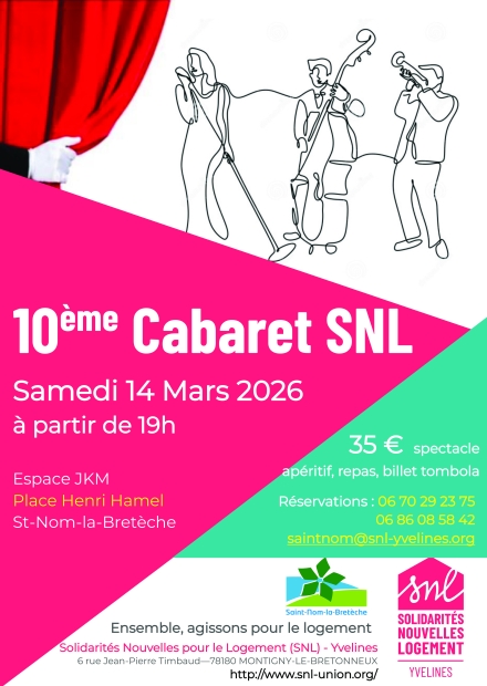 Affiche cabaret SNL 2026