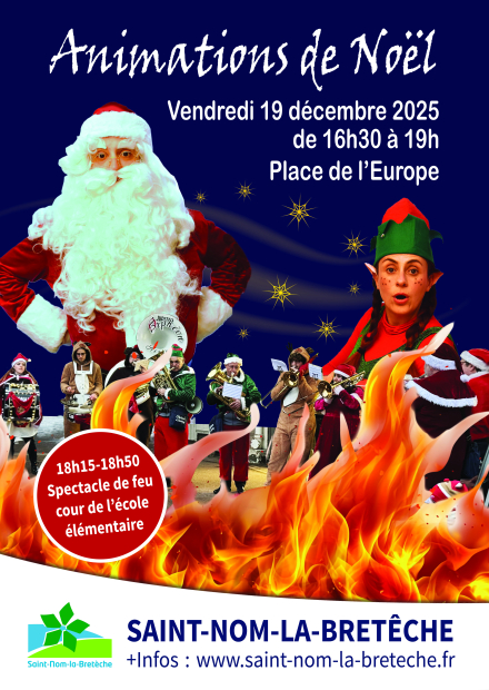 Affiche animations de Noël 2025