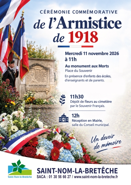 Affiche Armistice du 11 novembre 1918