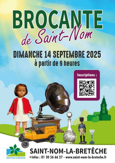 Affiche de la brocante 2025