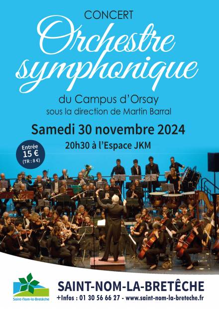 Affiche concert symphonique Campus d'Orsay