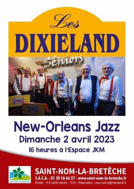 Affiche concert Dixieland Seniors