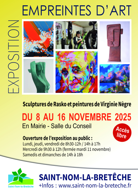 Affiche expo Empreintes d'Art