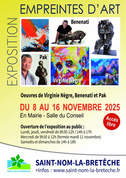 Affiche expo Empreintes d'Art