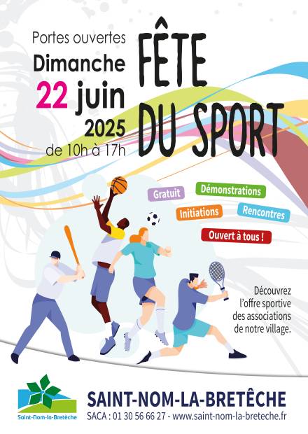 Affiche fête du sport 2025