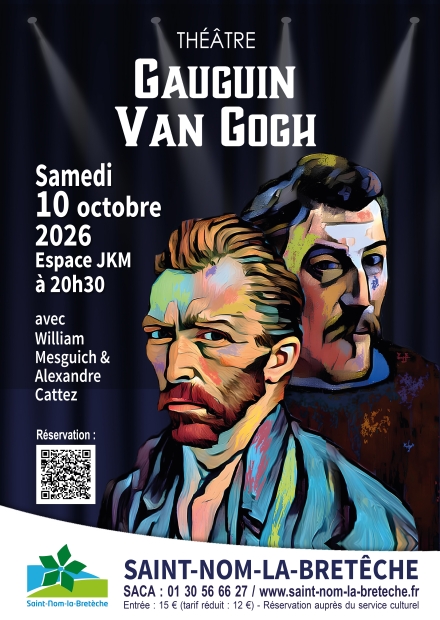 Affiche spectacle "Gauguin / Van Gogh"