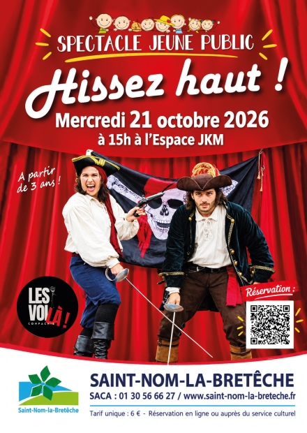 Affiche spectacle jeune public "Hissez Haut !"