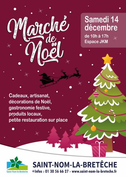 Affiche Marché de Noël 2024