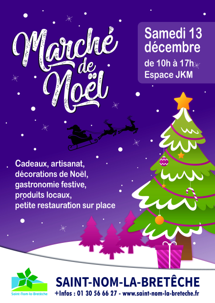 Affiche Marché de Noël 2025
