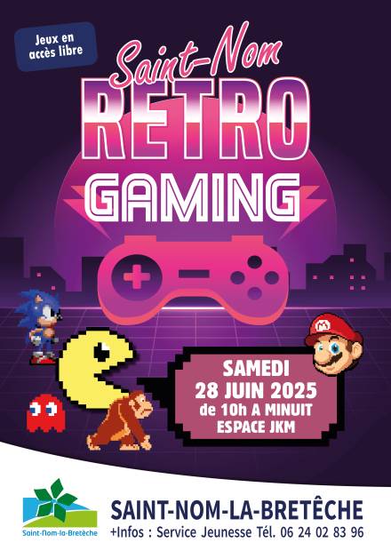 Affiche rétrogaming 2025