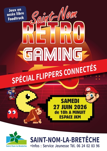 Affiche rétro gaming 2026