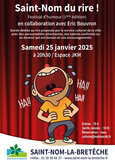 Affiche festival d'humour 2025