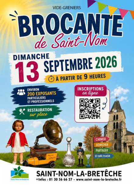 Affiche brocante / vide grenier 2026