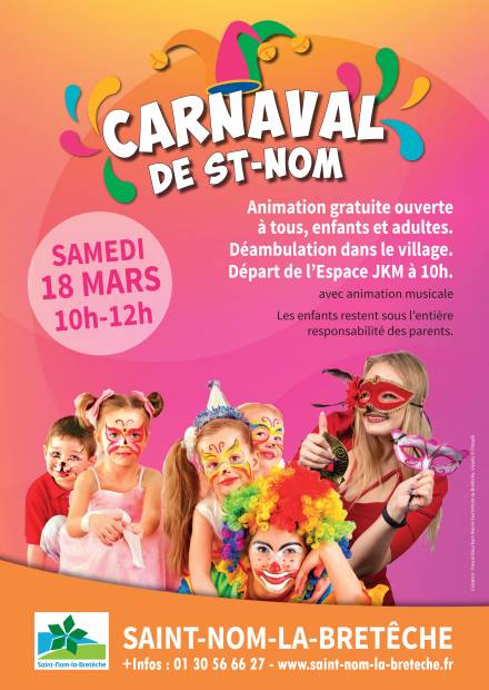 Affiche carnaval de St-Nom 2023
