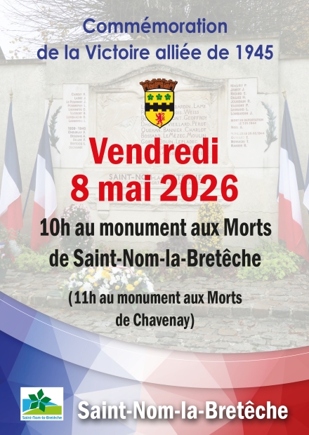 Affiche cérémonie du 8 mai