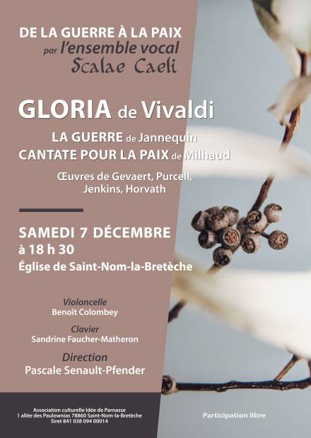 Affiche concert Gloria Vivaldi