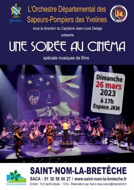 Affiche concert Une soirée au Cinéma