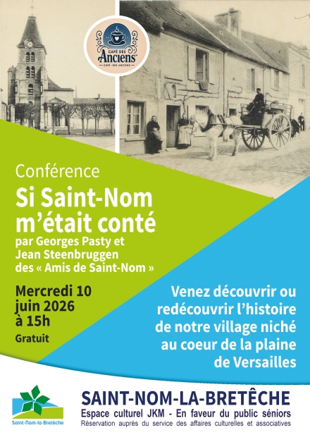 Affiche conférence "Si Saint-Nom m'était contéé