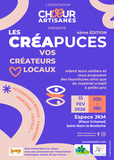 Affiche CréaPuces 2026