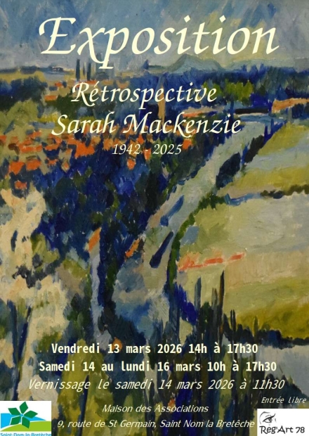 Affiche expo Reg'art 78 mars 2026