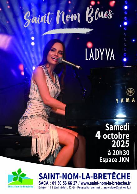 Affiche Concert Saint-Nom n' Blues avec Ladyva