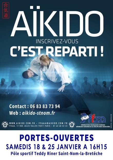 Affiche portes ouvertes Aïkido 2025