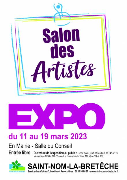 Affiche Salon des Artistes 2023
