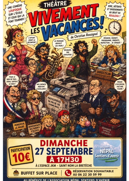Affiche Vivement les vacances