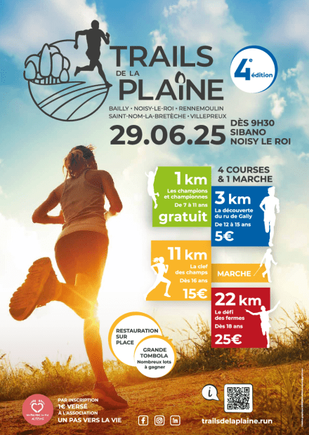 Affiche Trails de la Plaine 2025