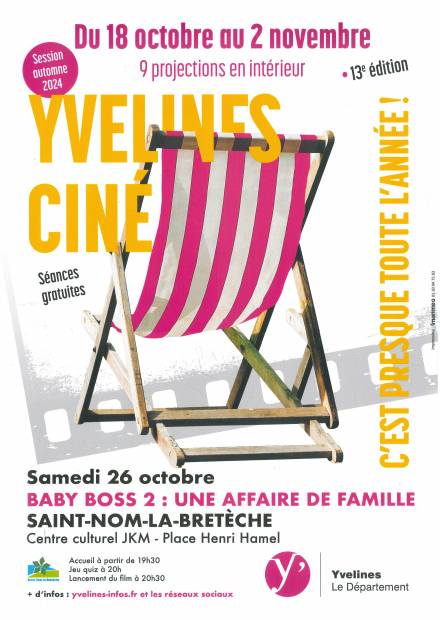 Affiche Les Yvelines font leur cinéma 2024