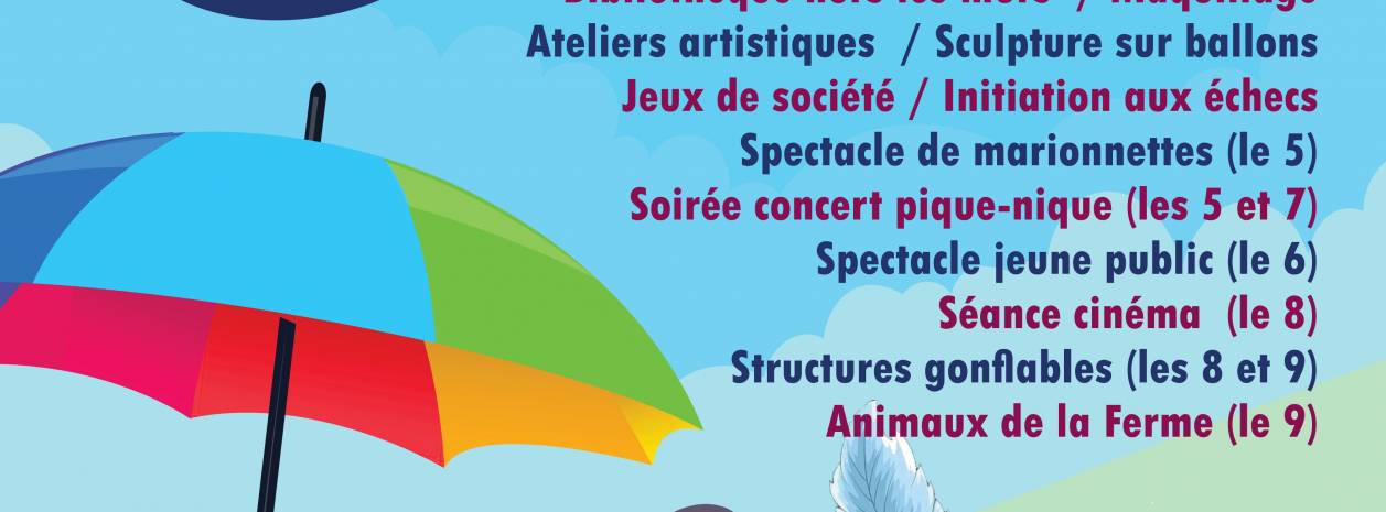 Affiche Estivales de Saint-Nom 2022