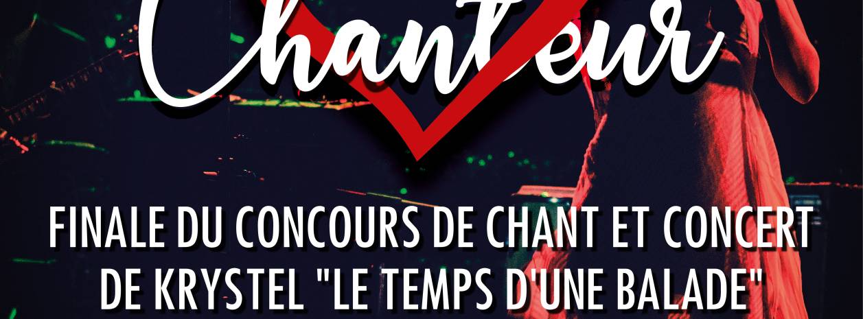 Affiche soirée Coeur de Chanteur