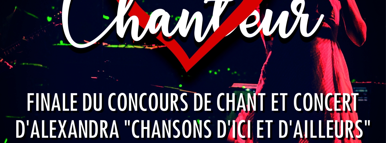 Affiche finale concours coeur de chanteur