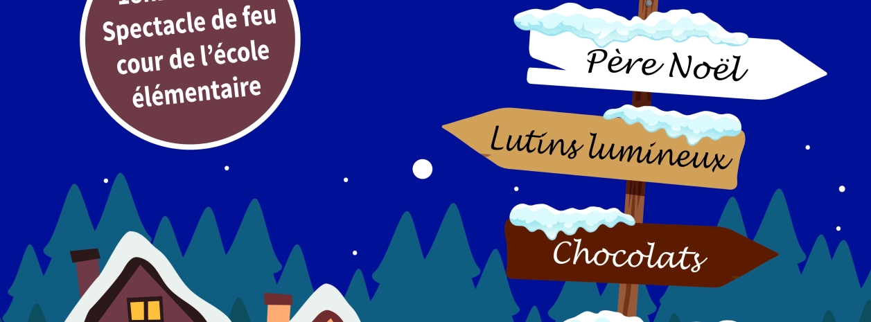 Affiche animations de Noël 2025