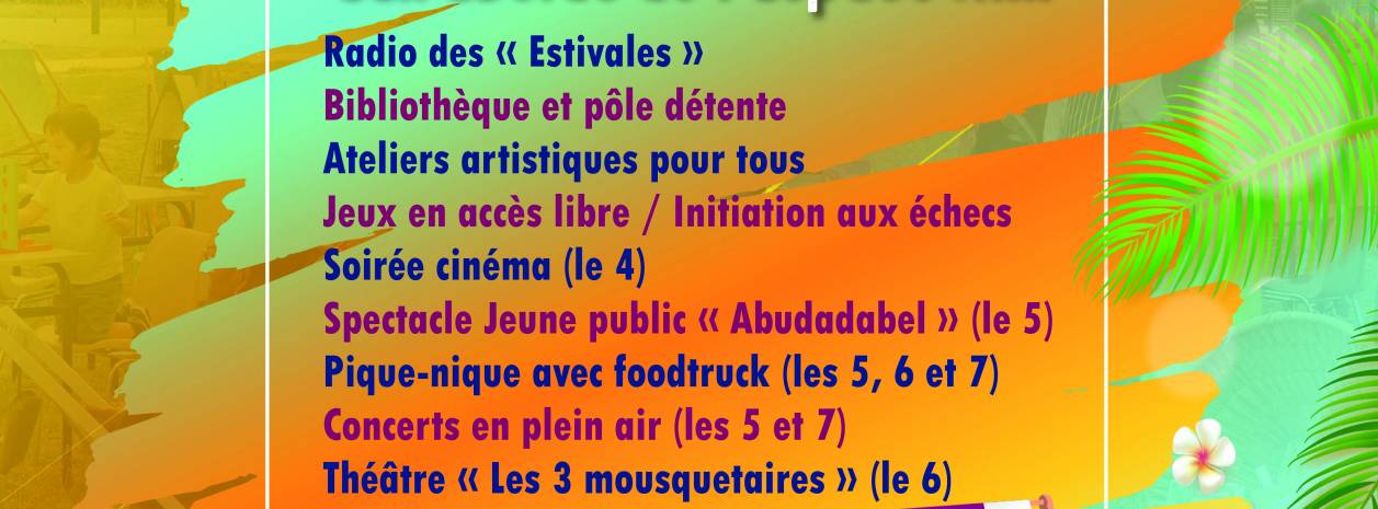 Affiche Estivales de Saint-Nom 2023