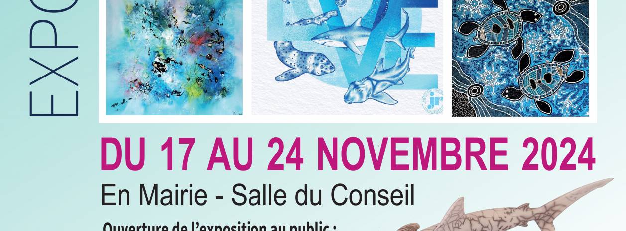 Affiche expo / conférences Arts et Océans