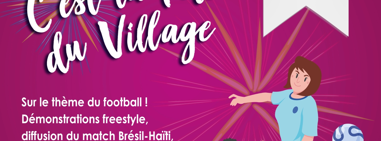 Affiche fête du village 2026