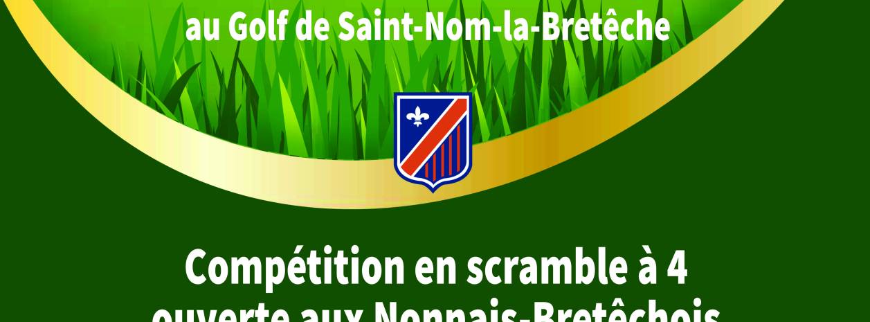 Affiche coupe de golf de la mairie 2025